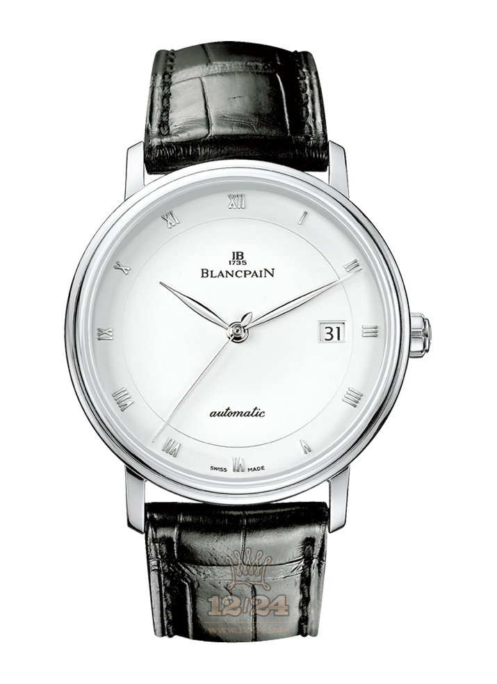 Blancpain Villeret Watch 6223-1127-55 38 mm Stainless steel Case White Dial
