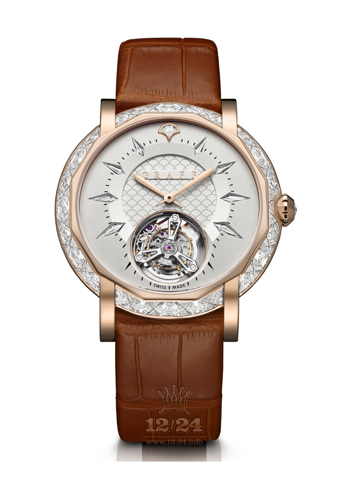 Graff MasterGraff Watch MGU43PGDWL 43 mm Pink gold Case White Silver Dial