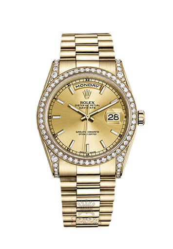 Rolex Day-Date Watch 118388-0046 36 mm Yellow gold Case Golden Dial