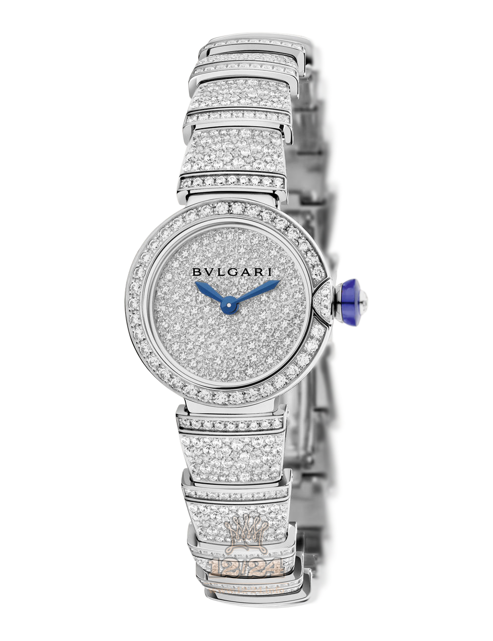 Bvlgari Lvcea Watch 102574 LUW23D2GD2GD2 23 mm White gold Case Silver Dial