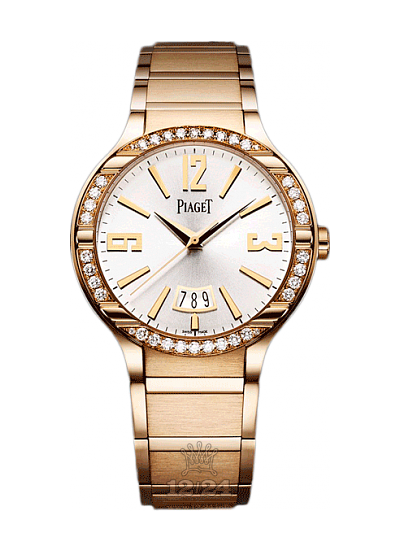 Piaget Piaget Polo Watch G0A36023 40 mm Pink gold Case Silver Dial