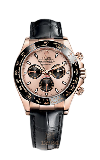 Rolex Cosmograph Daytona Watch 116515ln-0009 40 mm Pink gold Case Black Pink Dial
