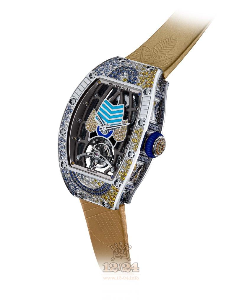 Richard Mille Women's Collection Watch RM 71-02 Jessica 52 mm White gold Case