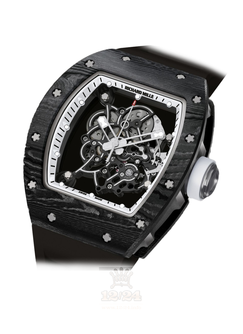 Richard Mille Limited Editions Watch RM 055 Bubba Watson White Legend 50 mm Titanium Ceramics Case