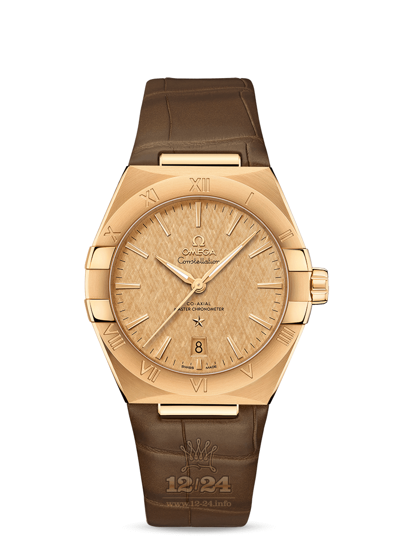 Omega Constellation Watch 131.53.39.20.08.001 39 mm Yellow gold Case Golden Dial