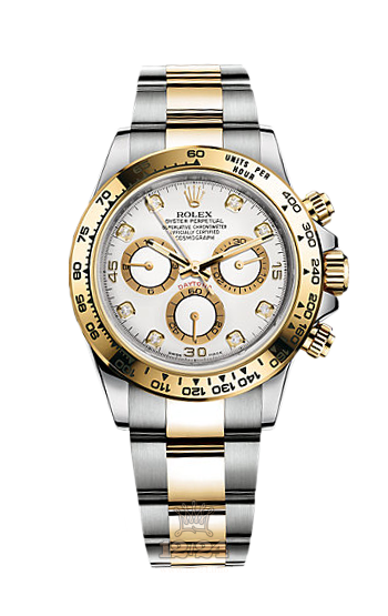Rolex Cosmograph Daytona Watch 116503-0005 40 mm Steel / Yellow gold Case White Dial