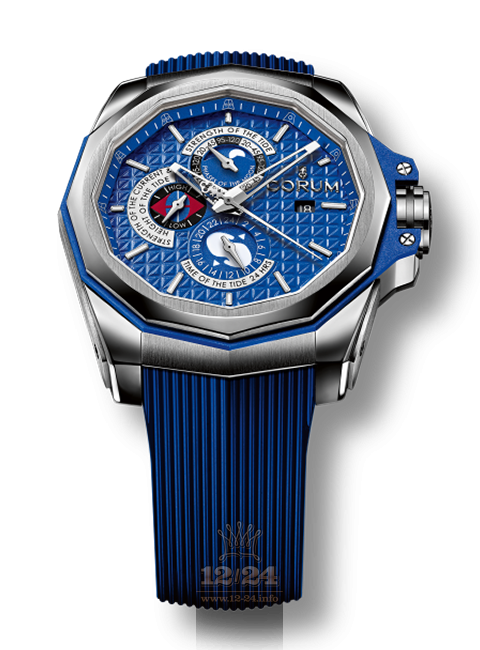 Corum Admiral Watch A277/02401 45 mm Titanium Case Dark blue Dial