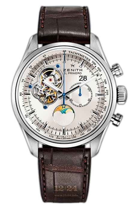 Zenith El Primero Watch 03.2160.4047/01.C713 45 mm Stainless steel Case Silver Dial