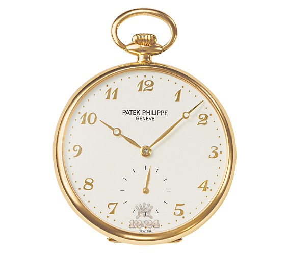 Patek Philippe Lepine Pocket Watches Watch 973J-001 44 mm Yellow gold Case White Dial