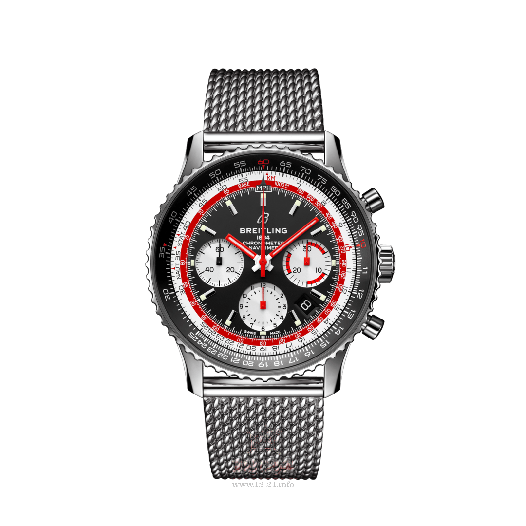 Breitling Navitimer Watch AB01211B1B1A1 43 mm Stainless steel Case Black Dial