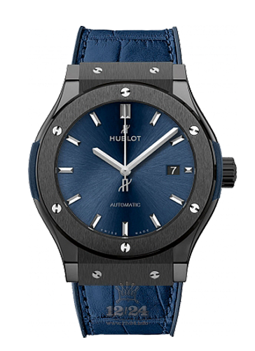 Hublot Classic Fusion Watch 542.CM.7170.LR 42 mm Ceramics Case Dark blue Dial