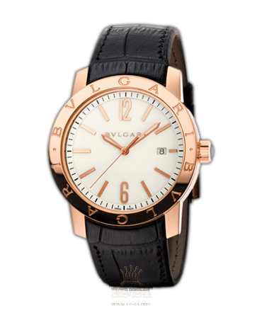 Bvlgari Bvlgari Bvlgari Watch 101869 BBP39WGLD 39 mm Pink gold Case White Dial