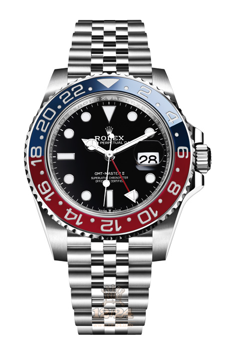 Rolex GMT-Master II Watch 126710blro-0001 40 mm Stainless steel Case Black Dial