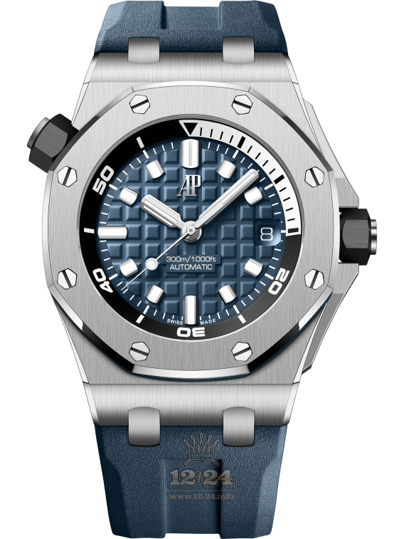 Audemars Piguet Royal Oak Offshore Watch 15720ST.OO.A027CA.01 42 mm Stainless steel Case Dark blue Dial