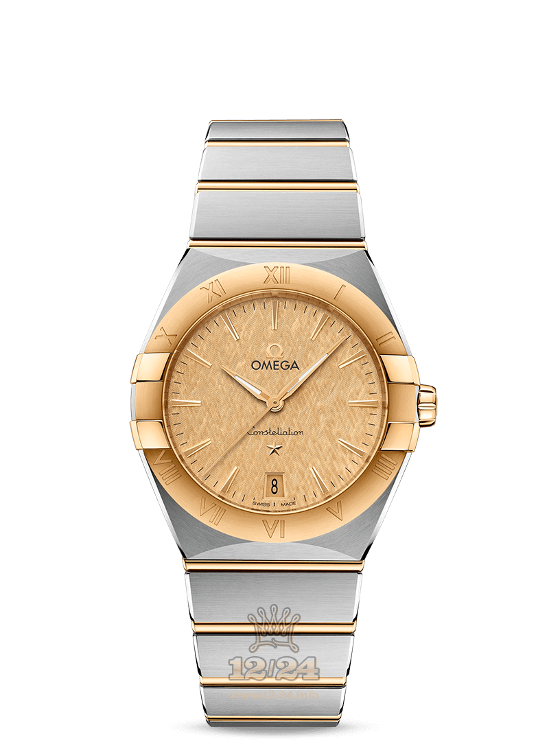 Omega Constellation Watch 131.20.36.60.08.001 36 mm Stainless steel Yellow gold Case Golden Dial