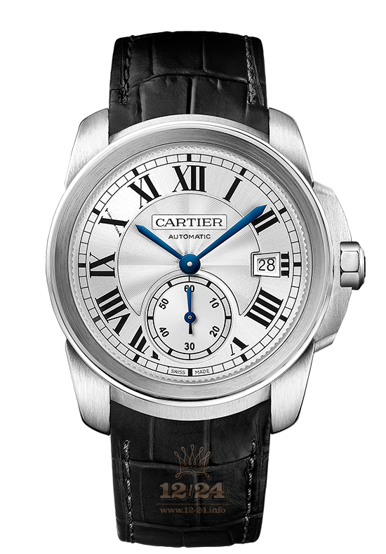 Cartier Calibre de Cartier Watch WSCA0003 38 mm Stainless steel Case Silver Dial