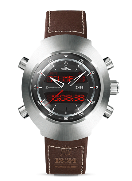 Omega Spacemaster Z-33 Watch 325.92.43.79.01.002 43 mm Titanium Case Black Dial