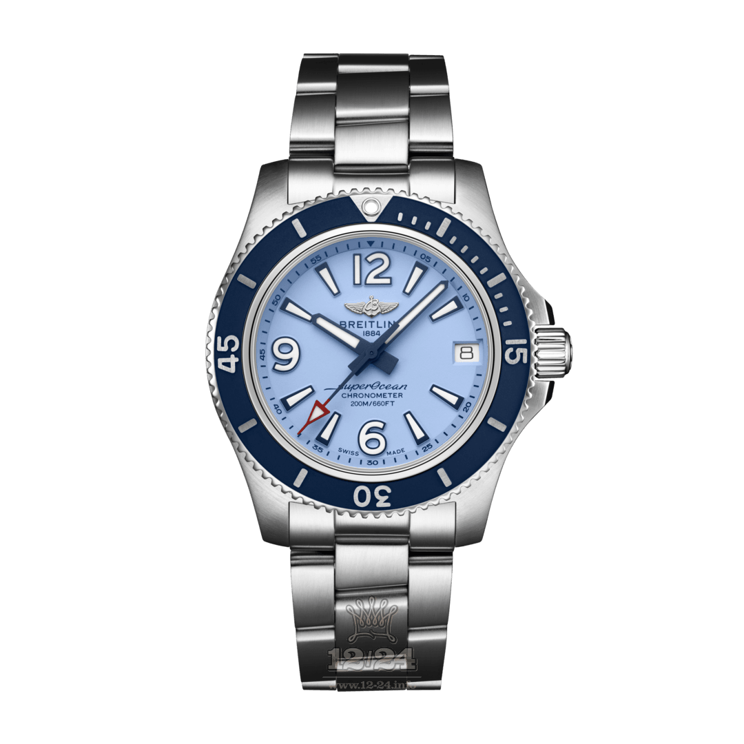 Breitling Superocean Watch A17316D81C1A1 36 mm Stainless steel Case Dark blue Dial