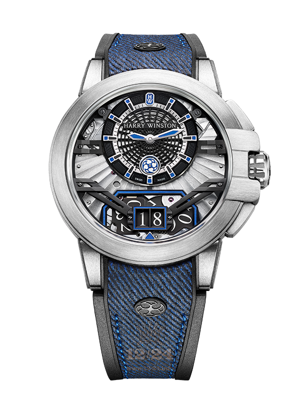 Harry Winston Project Z Watch OCEABD42ZZ001 42 mm Black Silver Dial