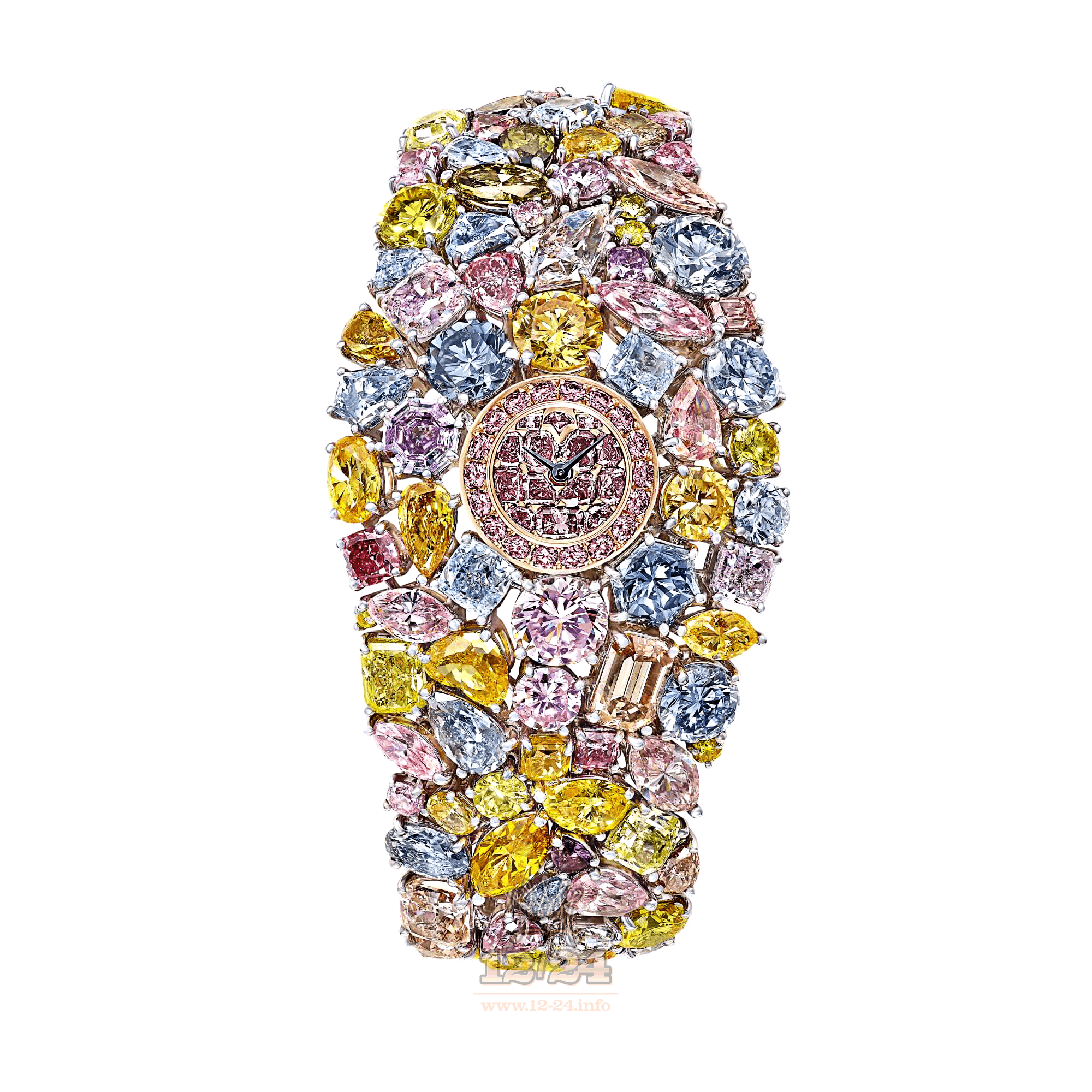 Graff Unique Timepieces Watch GW5122 Pink gold Case Golden Red Dial