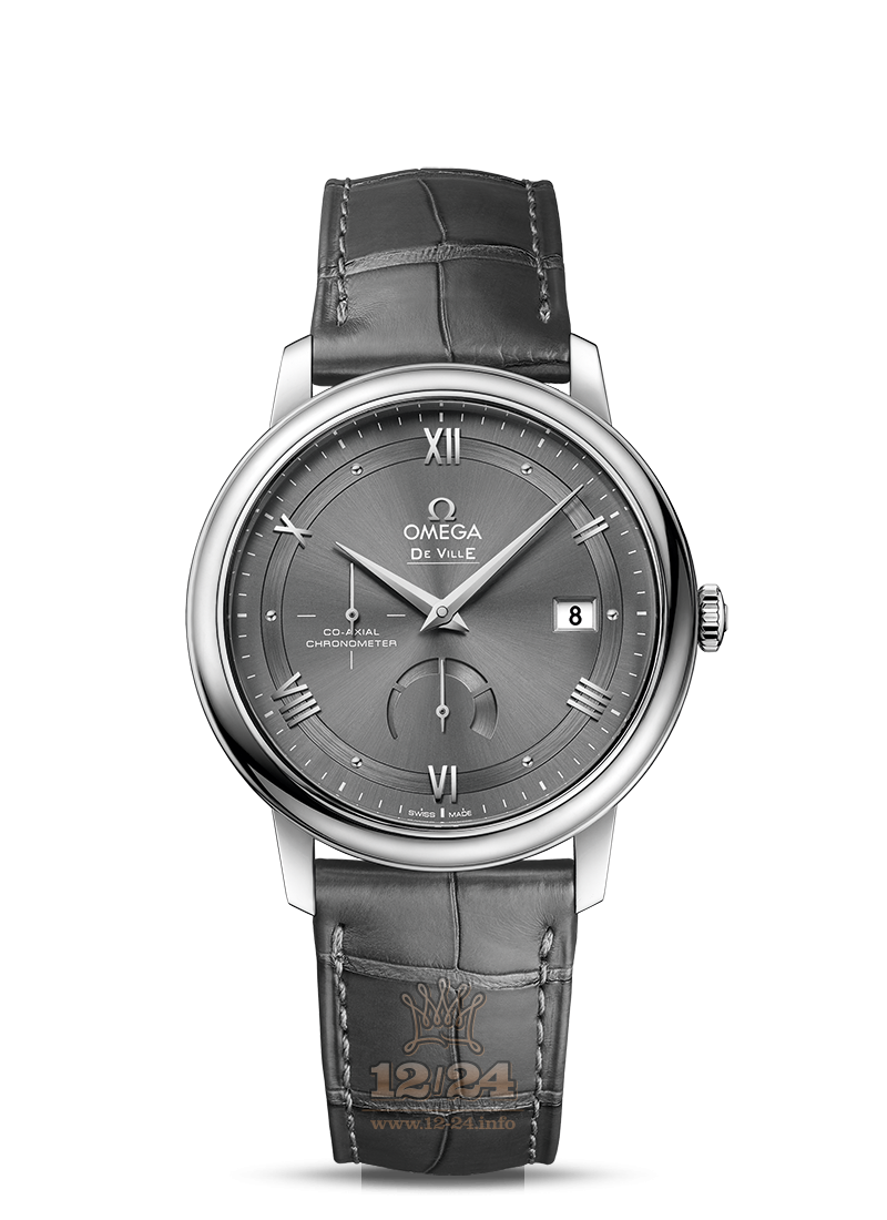Omega Prestige Watch 424.13.40.21.06.001 40 mm Stainless steel Case Gray Dial