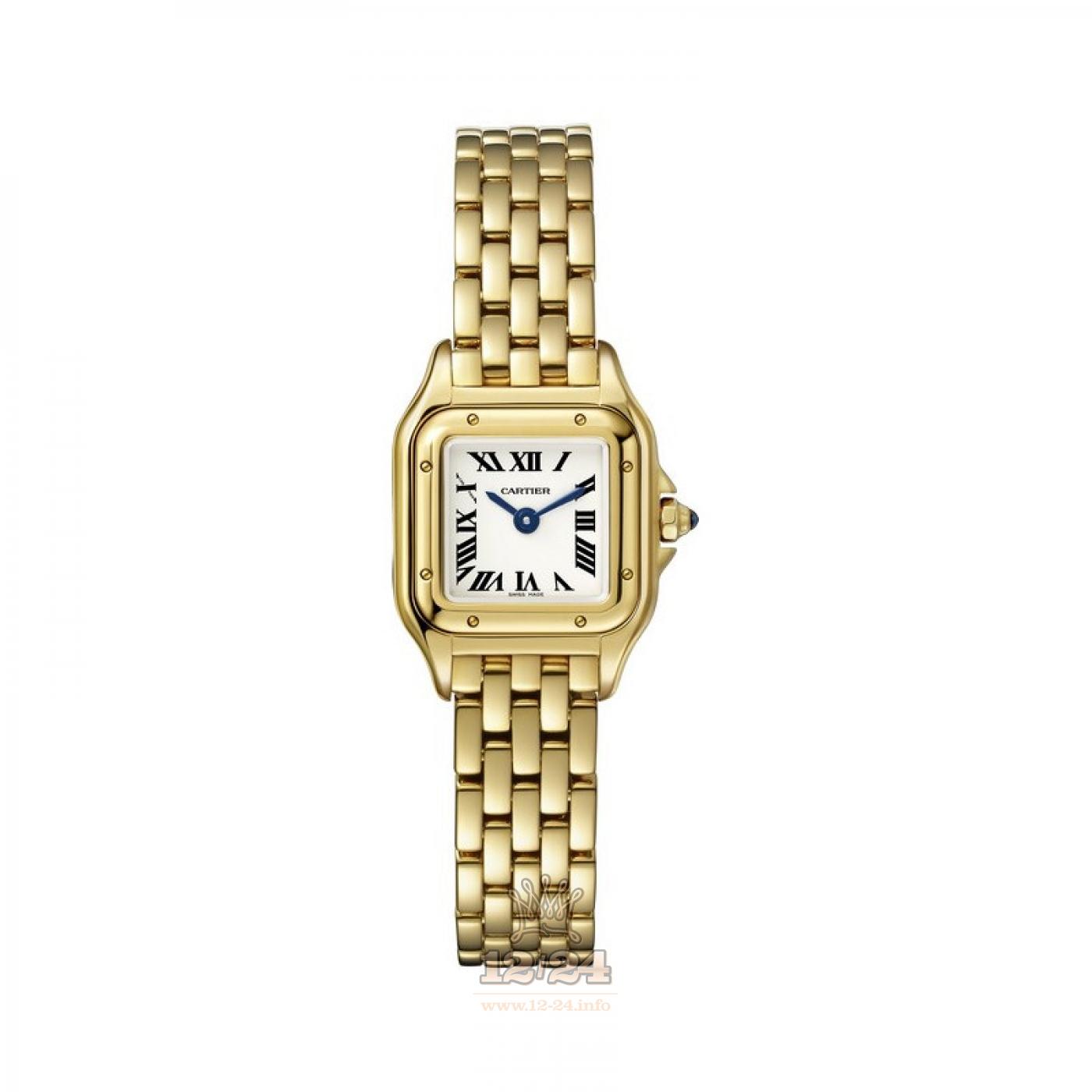 Cartier Panthere de Cartier Watch WGPN0016 25 mm Yellow gold Case White Dial
