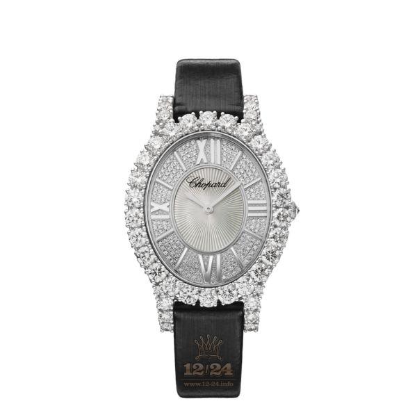 Chopard L Heure du Diamant Watch 139383-1201 40 mm White gold Case Silver Dial