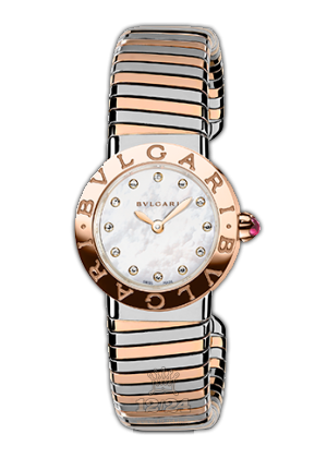 Bvlgari Bvlgari Bvlgari Watch 102222 BBL262TWSPG/12.S 26 mm Steel / Pink gold Case White Dial