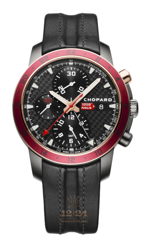 Chopard Classic Racing Watch 168550-6001 42 mm Stainless steel Pink gold PVD coating Case Black Dial