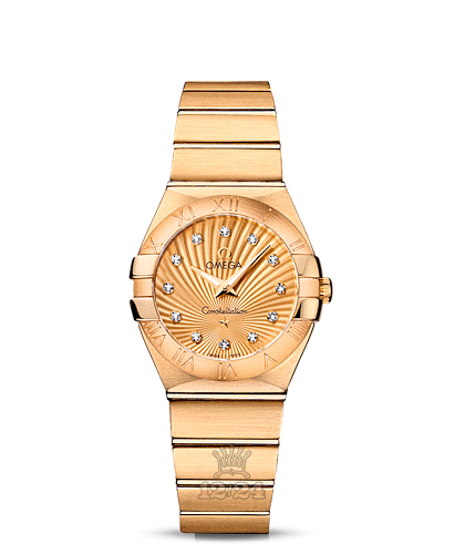 Omega Constellation Watch 123.50.27.60.58.001 27 mm Yellow gold Case