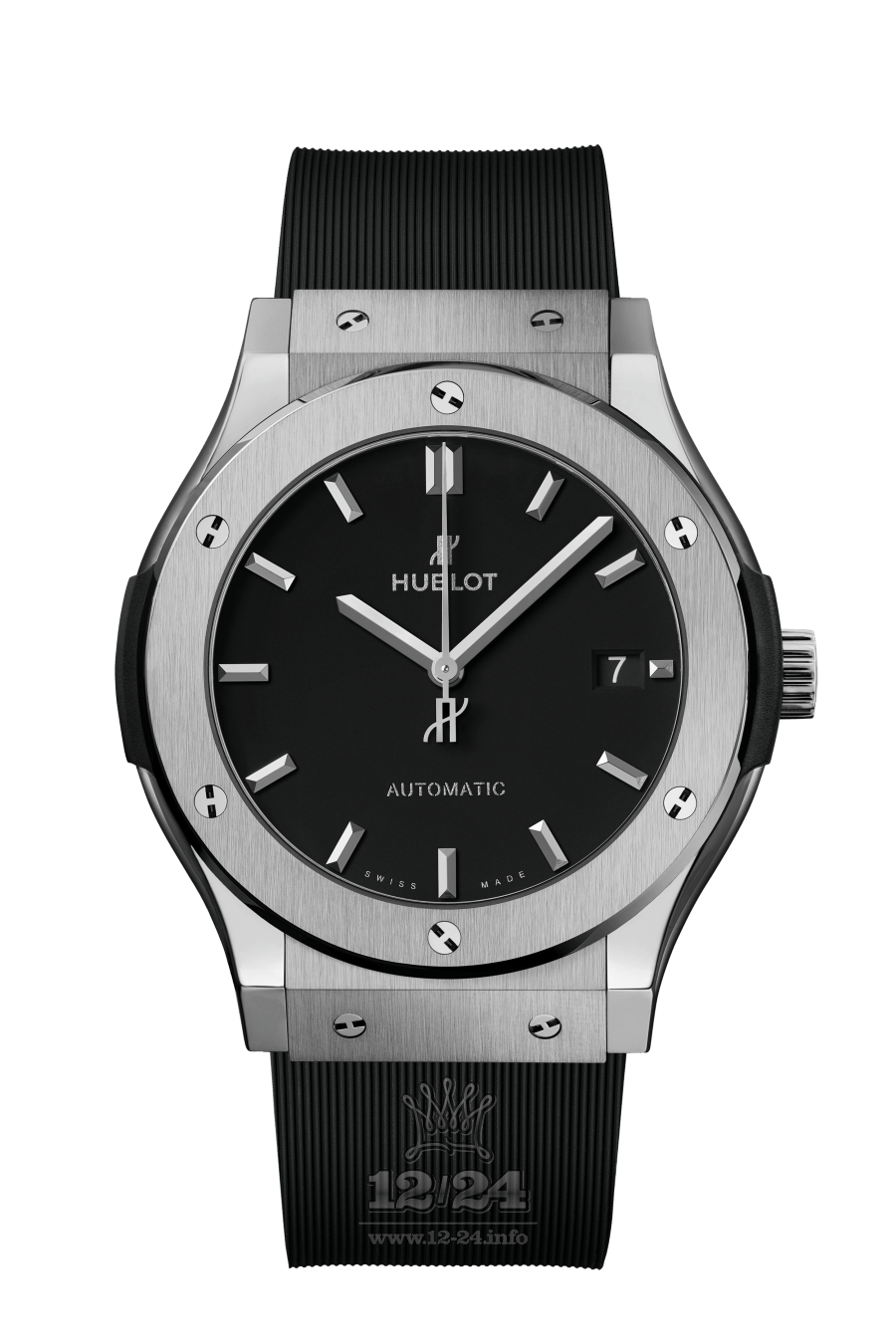 Hublot Classic Fusion Watch 542.NX.1171.RX 45 mm Titanium Case Black Dial