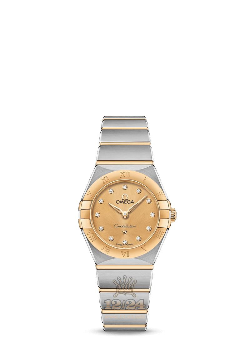 Omega Constellation Watch 131.20.25.60.58.001 25 mm Steel / Yellow gold Case Golden Dial