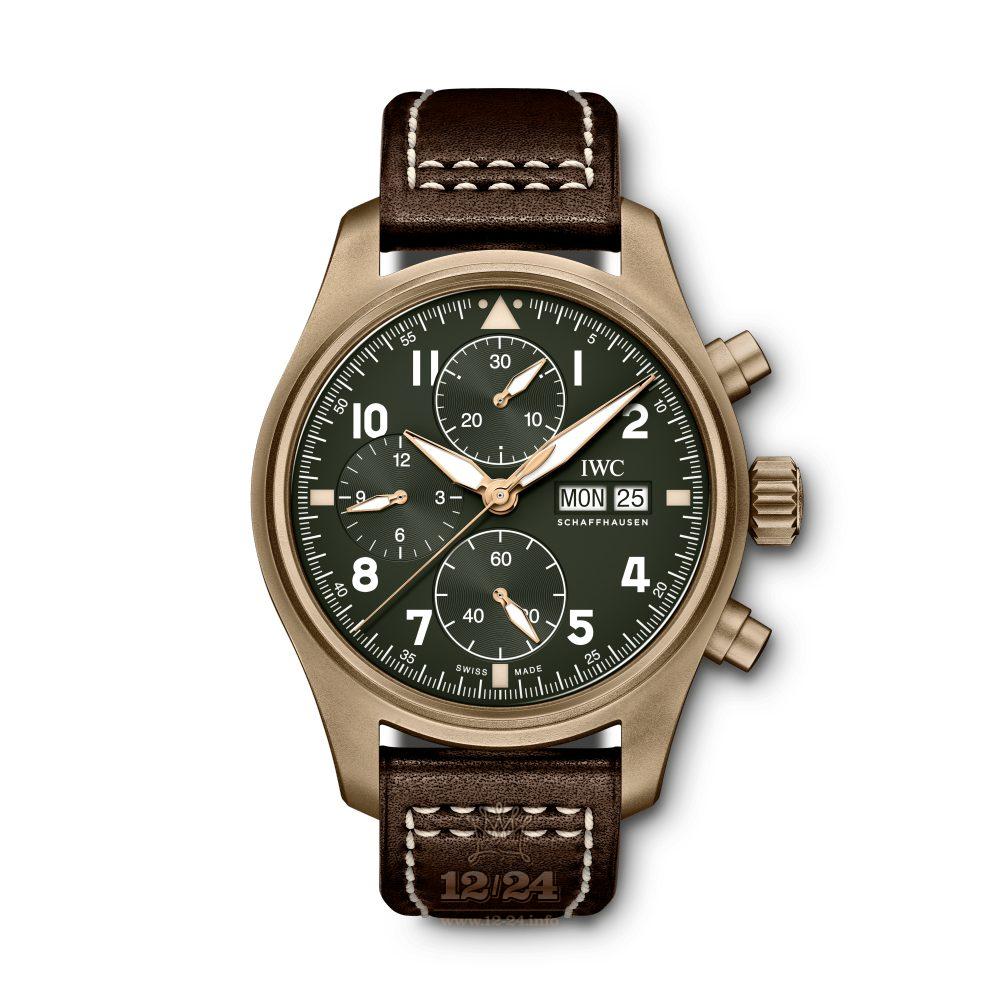 IWC Pilot s Watches Watch IW387902 41 mm Bronze Case Green Dial