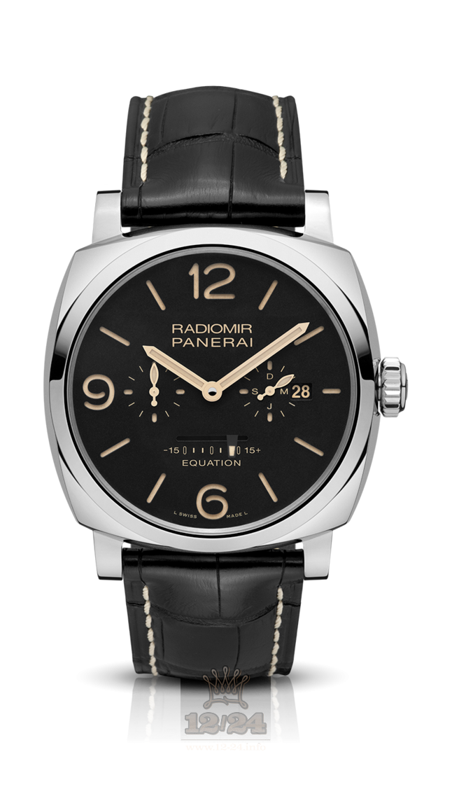 Panerai 2015 Watch PAM00516 48 mm Stainless steel Case Black Dial