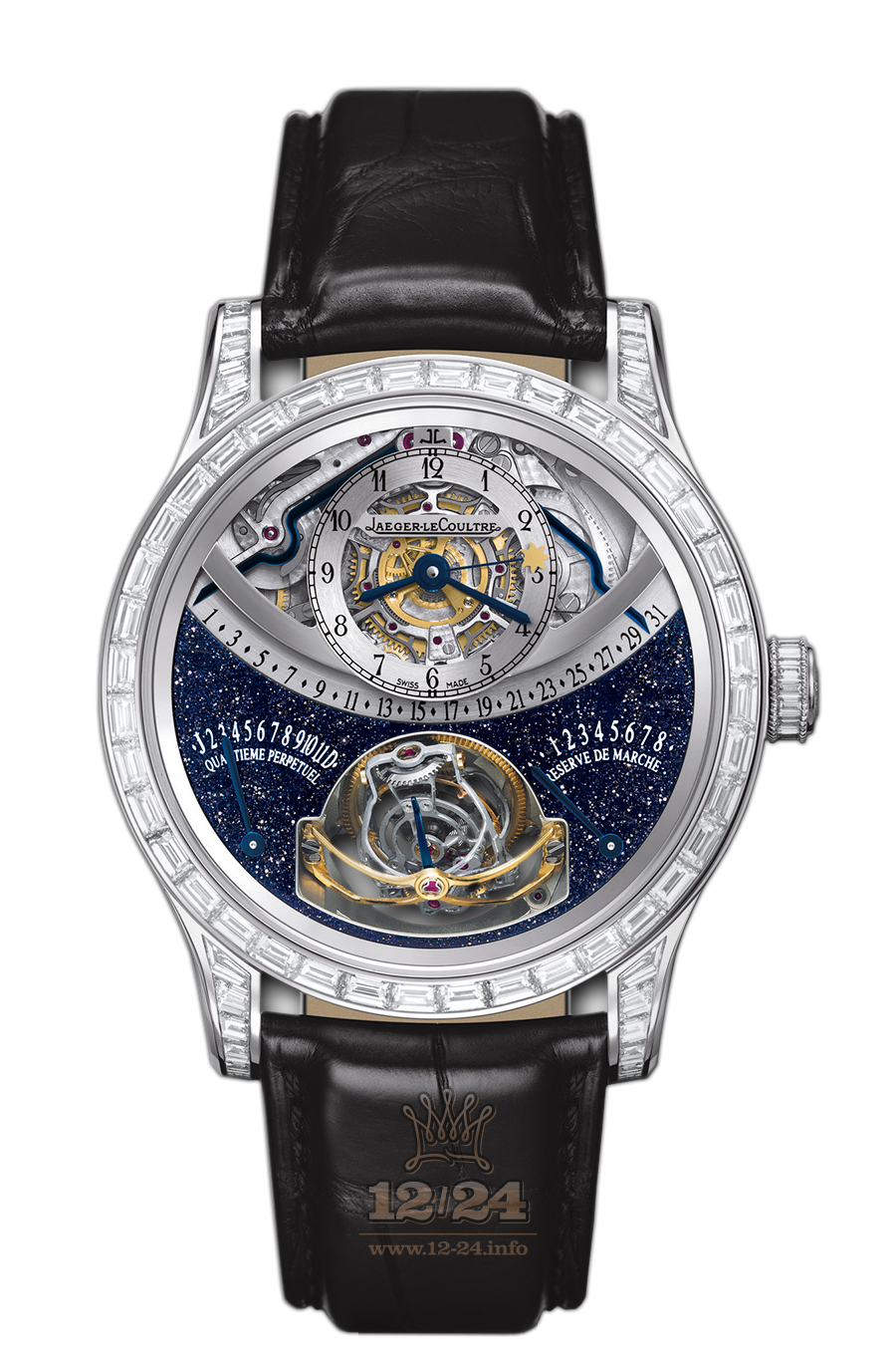 Jaeger-LeCoultre Master Watch 6006405 43 mm Platinum Case Silver Dark blue Dial
