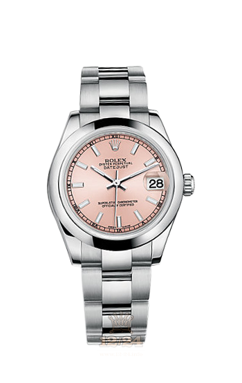 Rolex Datejust Watch 178240-0028 31 mm Stainless steel Case Pink Dial