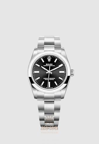 Rolex Oyster Perpetual Watch 124200-0002 34 mm Stainless steel Case Black Dial