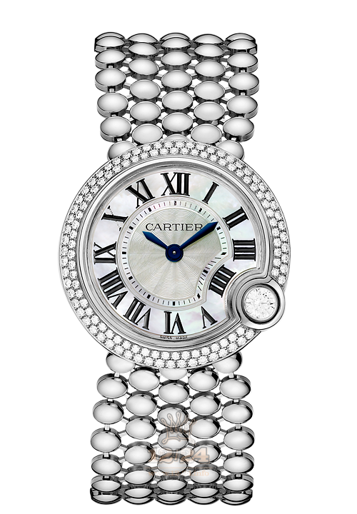 Cartier Ballon Blanc de Cartier Watch WE902072 30 mm White gold Case Silver Dial