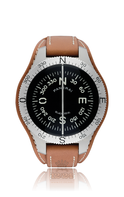 Panerai 2004 Watch PAM00191 55 mm Titanium Case Black Dial