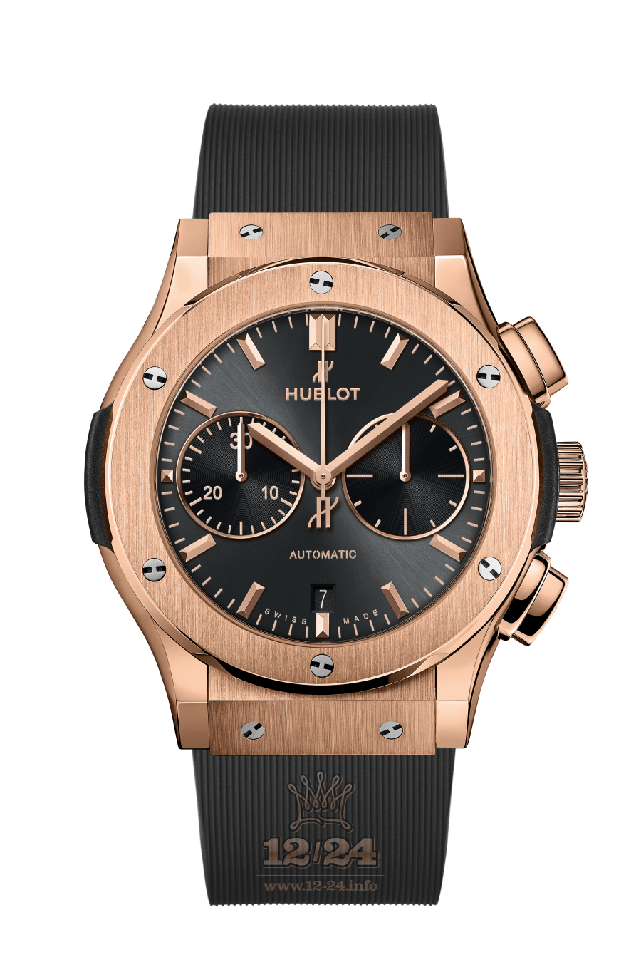 Hublot Classic Fusion Watch 521.OX.7081.RX 45 mm Pink gold Case Gray Dial