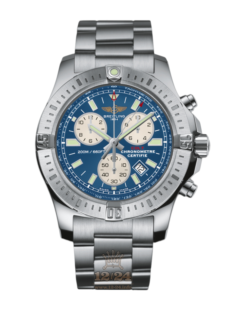 Breitling Colt Watch A7338811|C905|173A 44 mm Stainless steel Case Dark blue Dial