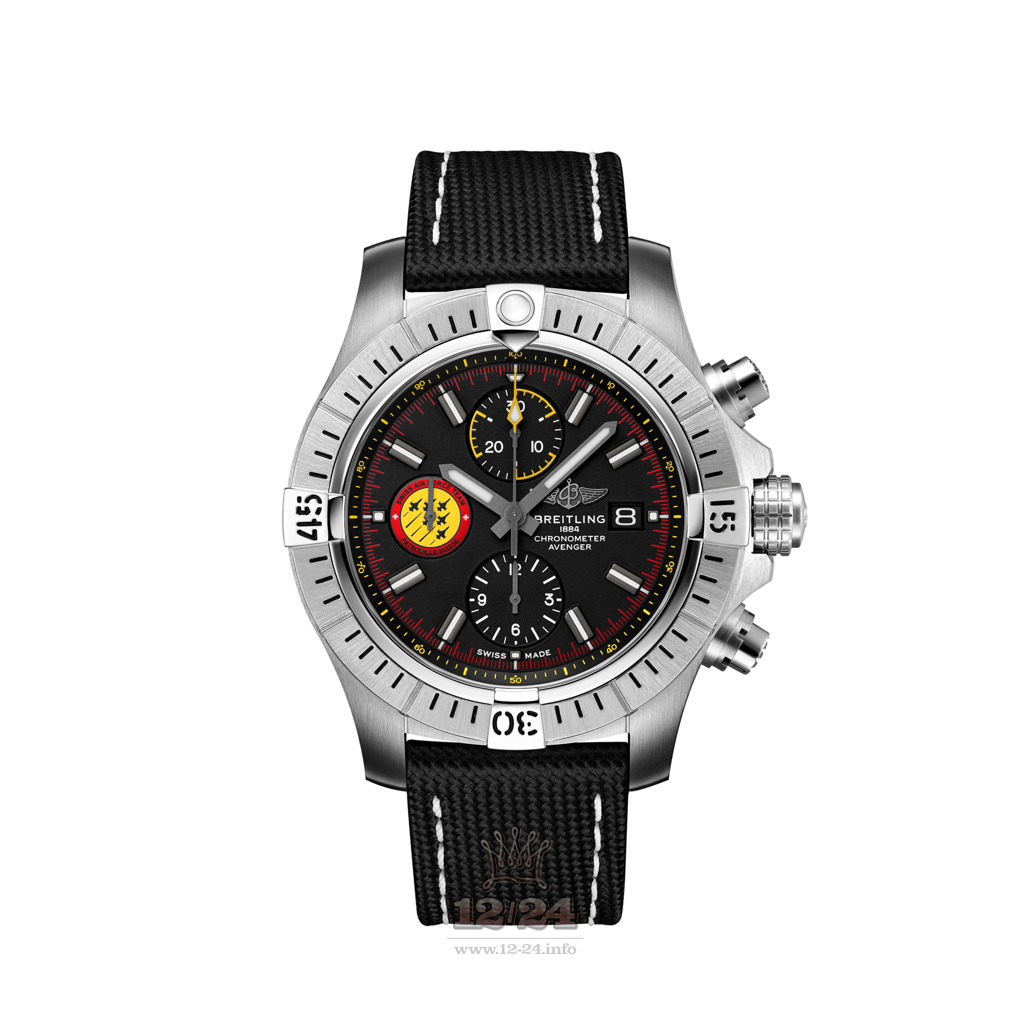 Breitling Avenger Watch A133171A1B1X1 45 mm Stainless steel Case Black Dial