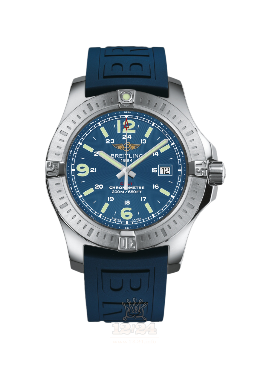 Breitling Colt Watch A7438811|C907|158S|A20S.1 44 mm Stainless steel Case Dark blue Dial