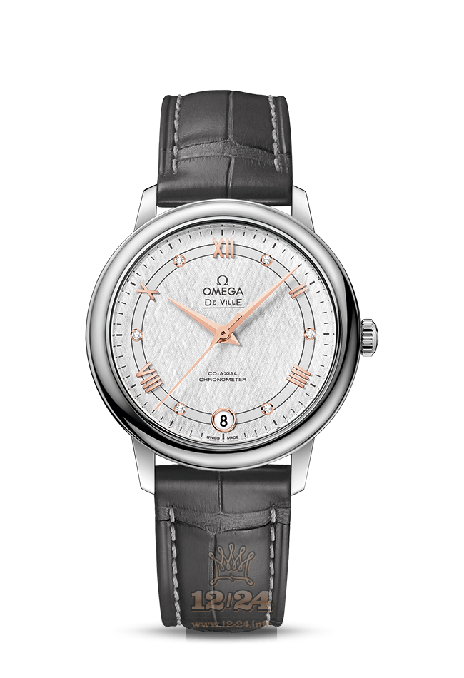 Omega Prestige Watch 424.13.33.20.52.001 33 mm Stainless steel Case Silver Dial