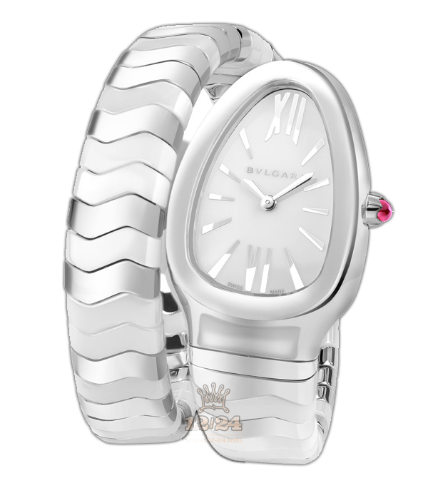 Bvlgari Serpenti Watch 102182 SP35WSWCS.1T 35 mm Stainless steel Case White Dial
