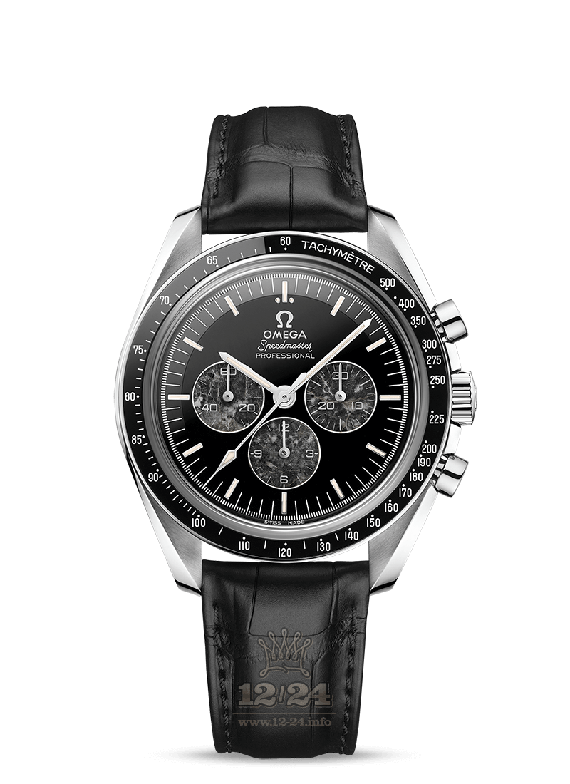 Omega Speedmaster Watch 311.93.42.30.99.001 42 mm Platinum Case Black Dial