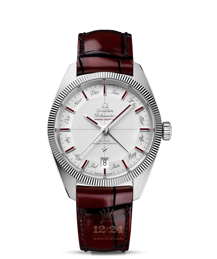 Omega Globemaster Watch 130.93.41.22.99.001	 41 mm Platinum Case Gray Dial