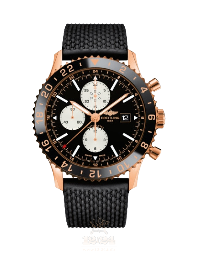 Breitling Chronoliner Watch R2431212|BE83|256S|R20D.3 46 mm Red gold Ceramics Case Black Dial