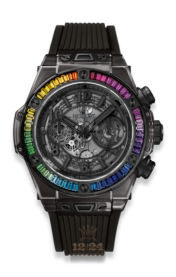 Hublot Big Bang Watch 411.JB.4901.RT.4099 45 mm White gold Sapphire Case Black Dial