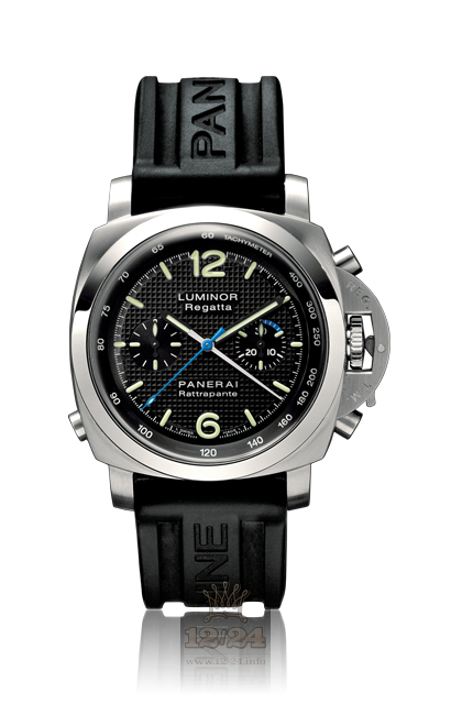 Panerai 2007 Watch PAM00286 44 mm Stainless steel Case Black Dial